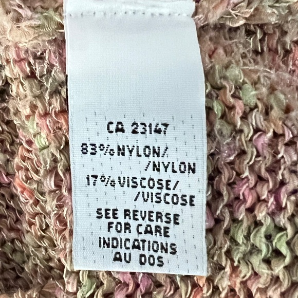 Talbots Multicolored V-Neck Sweater Sz S - Picture 10 of 10